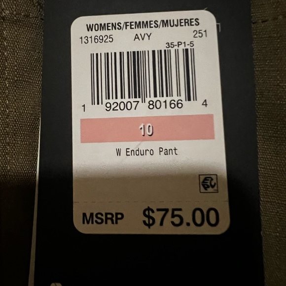 BNWT Under Armour Women’s Enduro Pants. - Picture 7 of 7